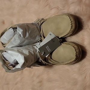 GENUINE LEATHER boots size 8